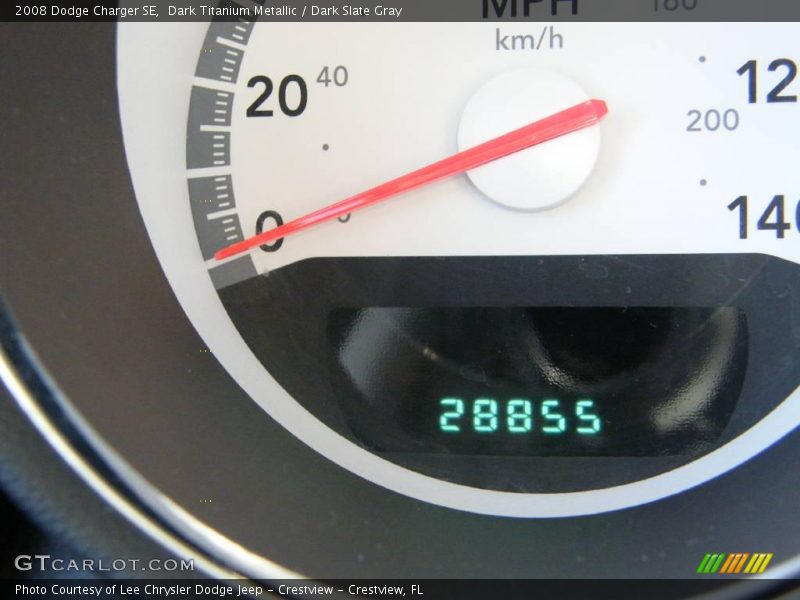 Dark Titanium Metallic / Dark Slate Gray 2008 Dodge Charger SE