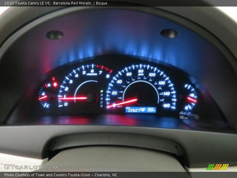 Barcelona Red Metallic / Bisque 2010 Toyota Camry LE V6