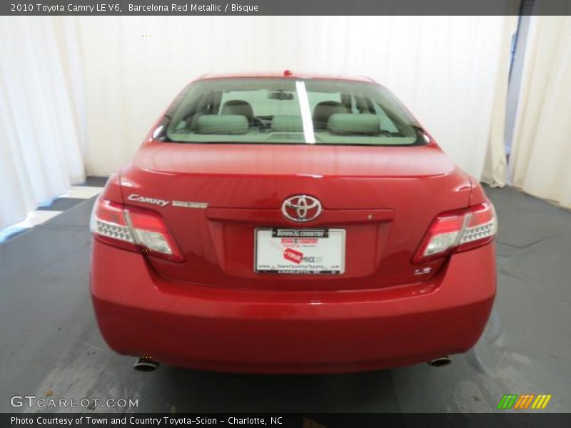 Barcelona Red Metallic / Bisque 2010 Toyota Camry LE V6