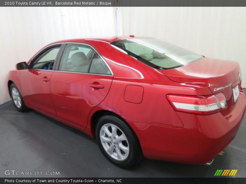 Barcelona Red Metallic / Bisque 2010 Toyota Camry LE V6