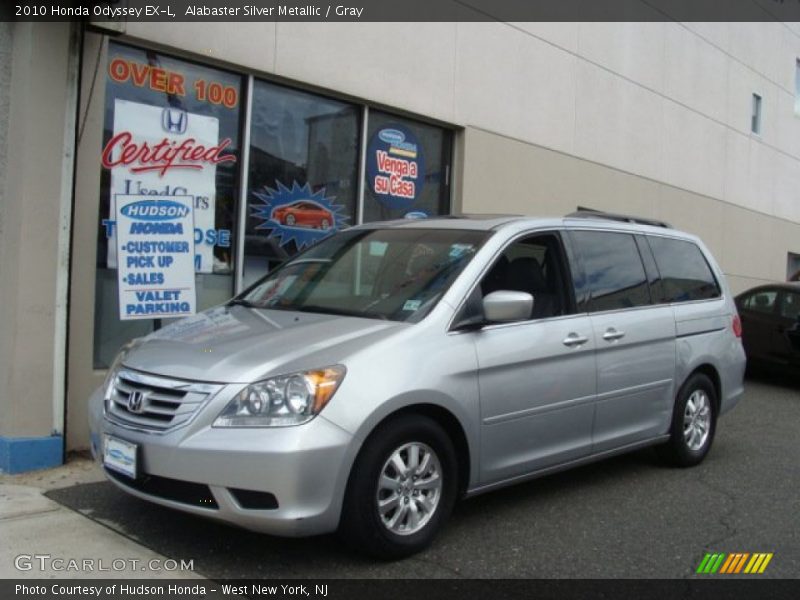 Alabaster Silver Metallic / Gray 2010 Honda Odyssey EX-L