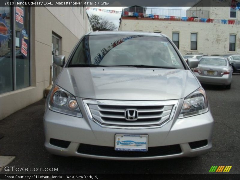 Alabaster Silver Metallic / Gray 2010 Honda Odyssey EX-L