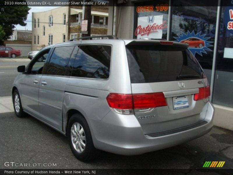Alabaster Silver Metallic / Gray 2010 Honda Odyssey EX-L