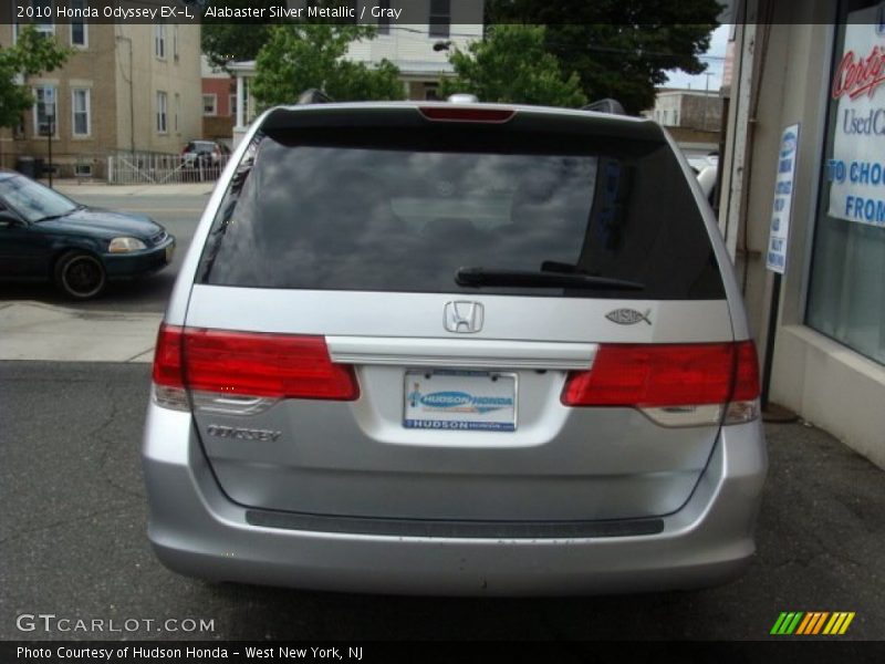 Alabaster Silver Metallic / Gray 2010 Honda Odyssey EX-L