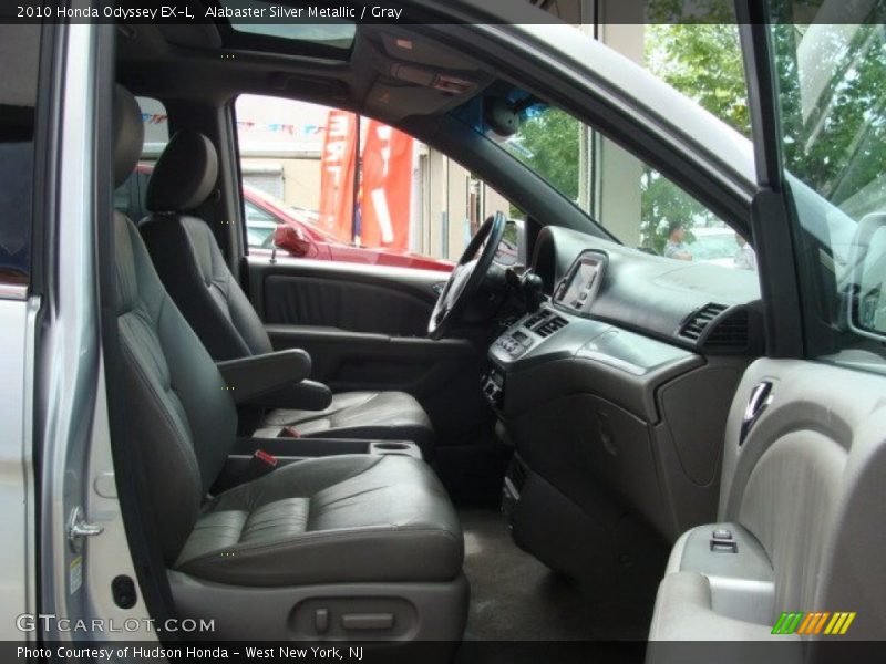 Alabaster Silver Metallic / Gray 2010 Honda Odyssey EX-L