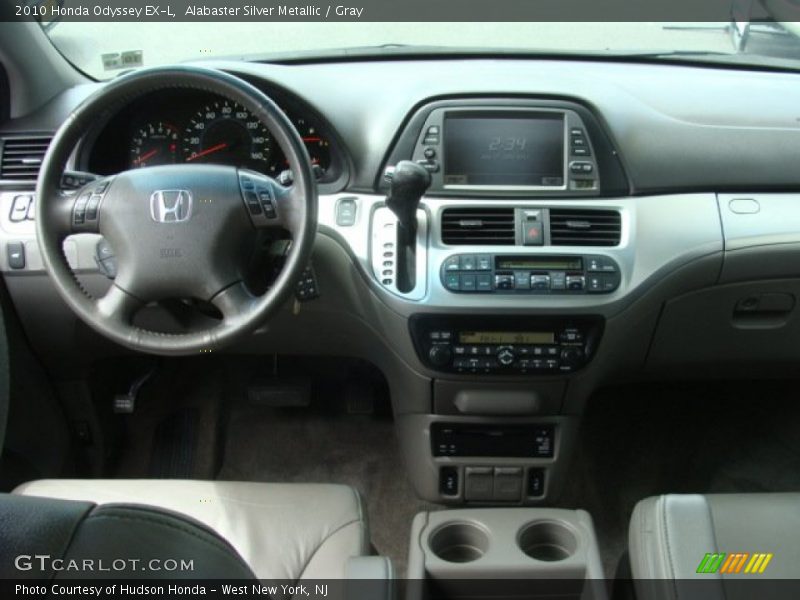 Alabaster Silver Metallic / Gray 2010 Honda Odyssey EX-L