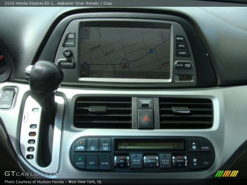 Alabaster Silver Metallic / Gray 2010 Honda Odyssey EX-L