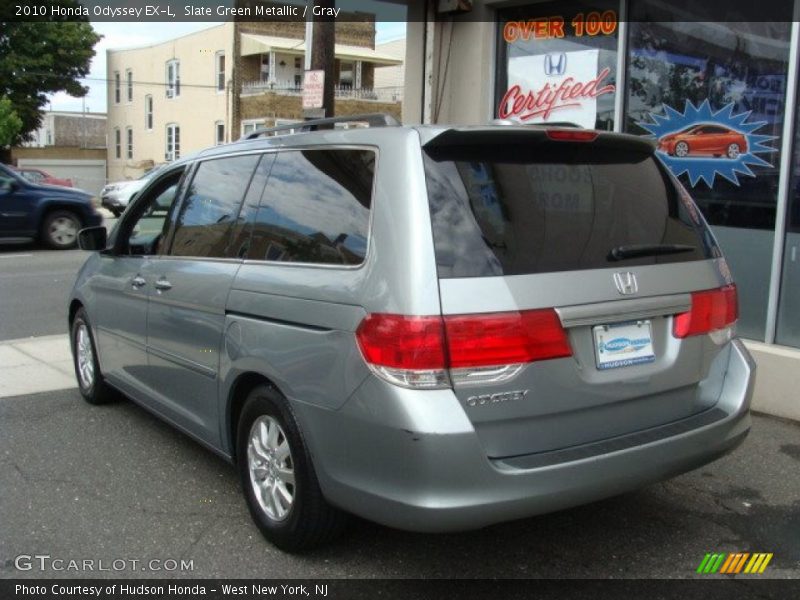 Slate Green Metallic / Gray 2010 Honda Odyssey EX-L