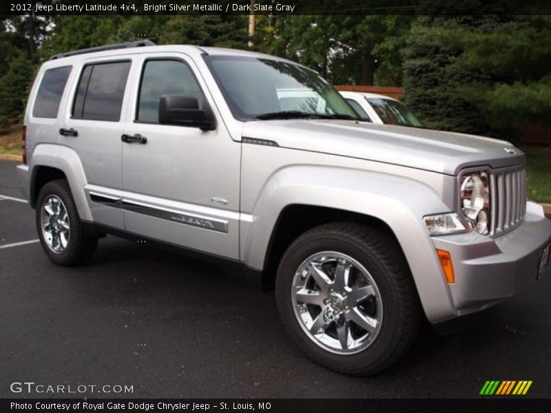 Bright Silver Metallic / Dark Slate Gray 2012 Jeep Liberty Latitude 4x4