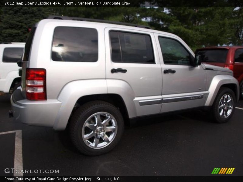 Bright Silver Metallic / Dark Slate Gray 2012 Jeep Liberty Latitude 4x4