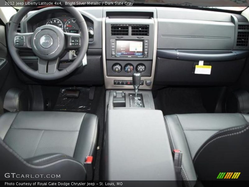 Bright Silver Metallic / Dark Slate Gray 2012 Jeep Liberty Latitude 4x4