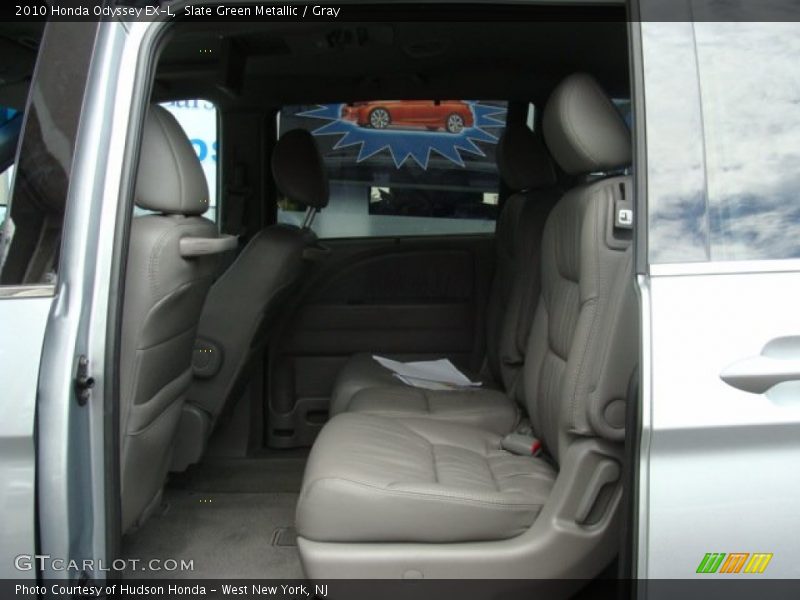 Slate Green Metallic / Gray 2010 Honda Odyssey EX-L