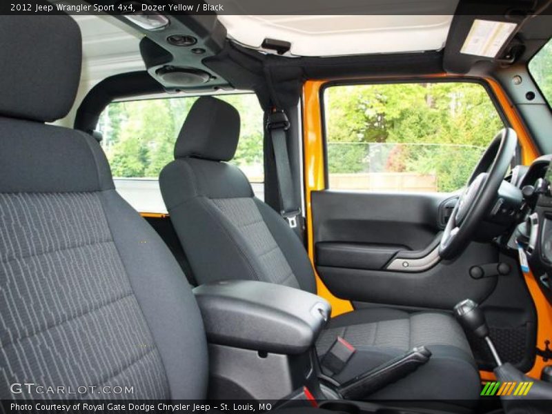 Dozer Yellow / Black 2012 Jeep Wrangler Sport 4x4