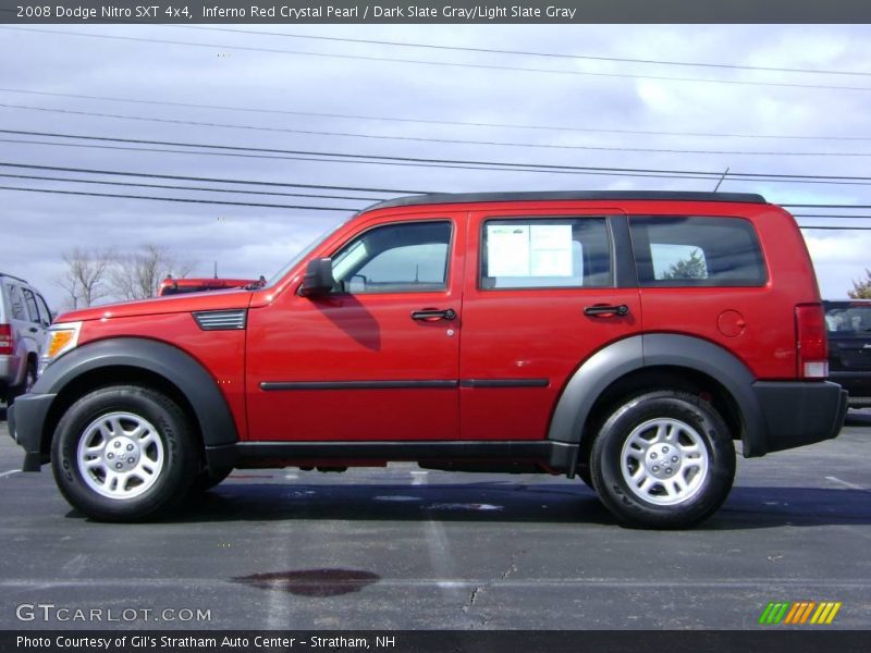 Inferno Red Crystal Pearl / Dark Slate Gray/Light Slate Gray 2008 Dodge Nitro SXT 4x4