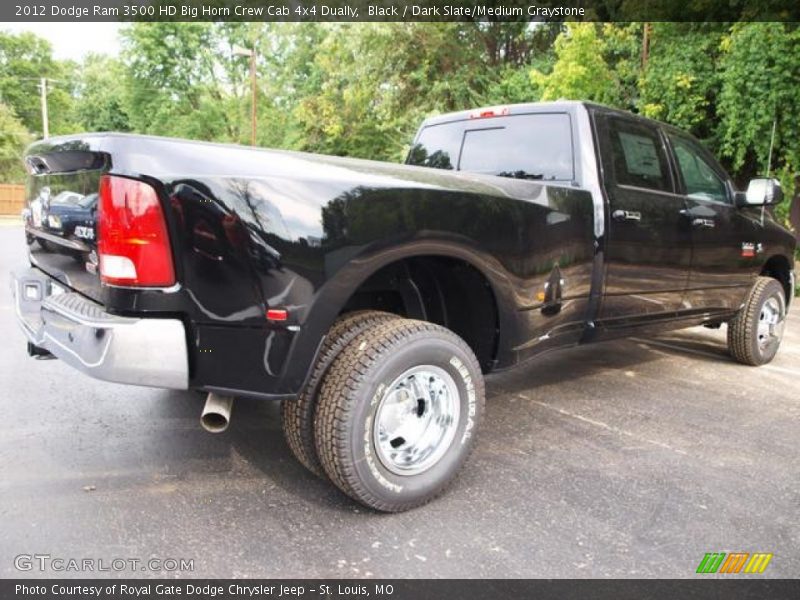 Black / Dark Slate/Medium Graystone 2012 Dodge Ram 3500 HD Big Horn Crew Cab 4x4 Dually