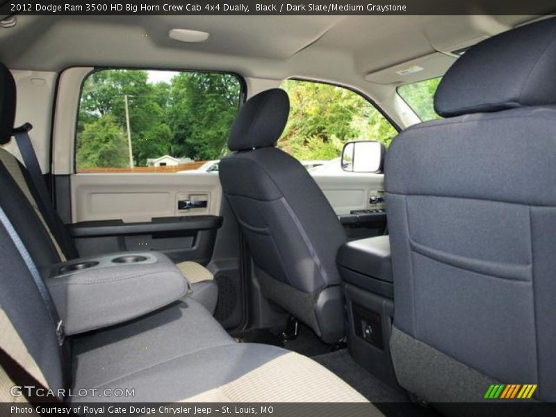 Black / Dark Slate/Medium Graystone 2012 Dodge Ram 3500 HD Big Horn Crew Cab 4x4 Dually
