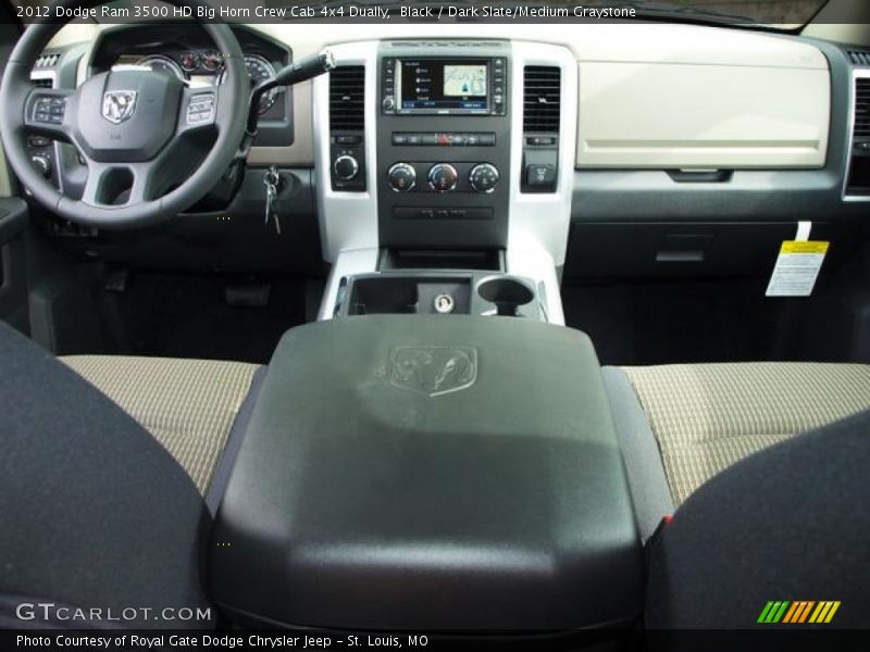 Black / Dark Slate/Medium Graystone 2012 Dodge Ram 3500 HD Big Horn Crew Cab 4x4 Dually