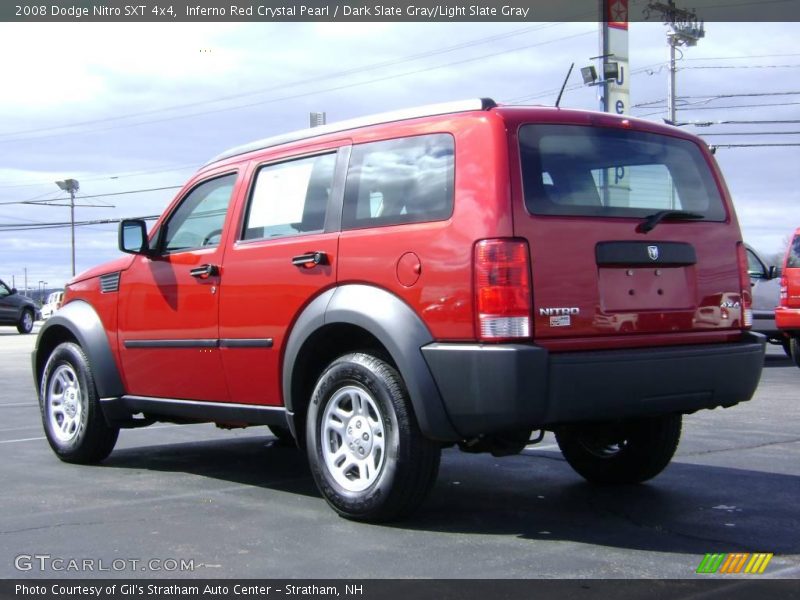 Inferno Red Crystal Pearl / Dark Slate Gray/Light Slate Gray 2008 Dodge Nitro SXT 4x4