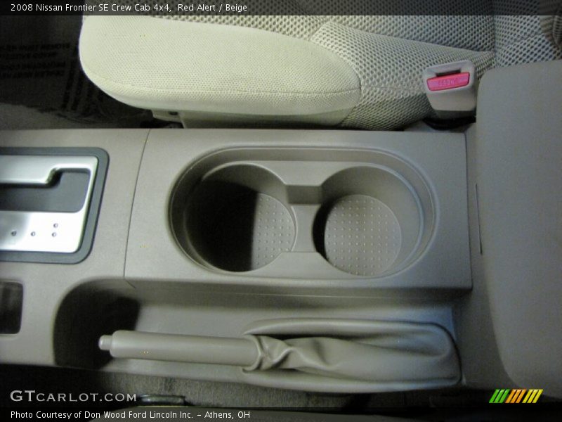 Red Alert / Beige 2008 Nissan Frontier SE Crew Cab 4x4