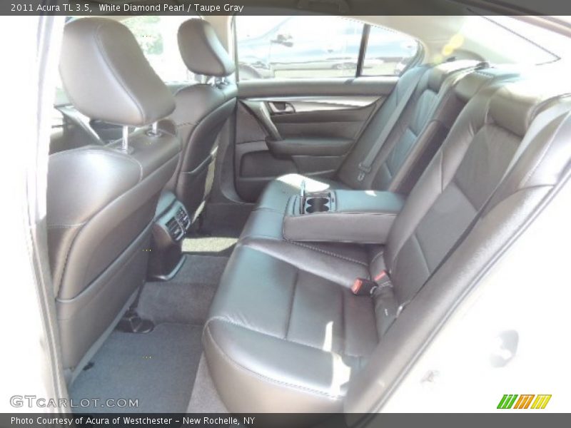 White Diamond Pearl / Taupe Gray 2011 Acura TL 3.5