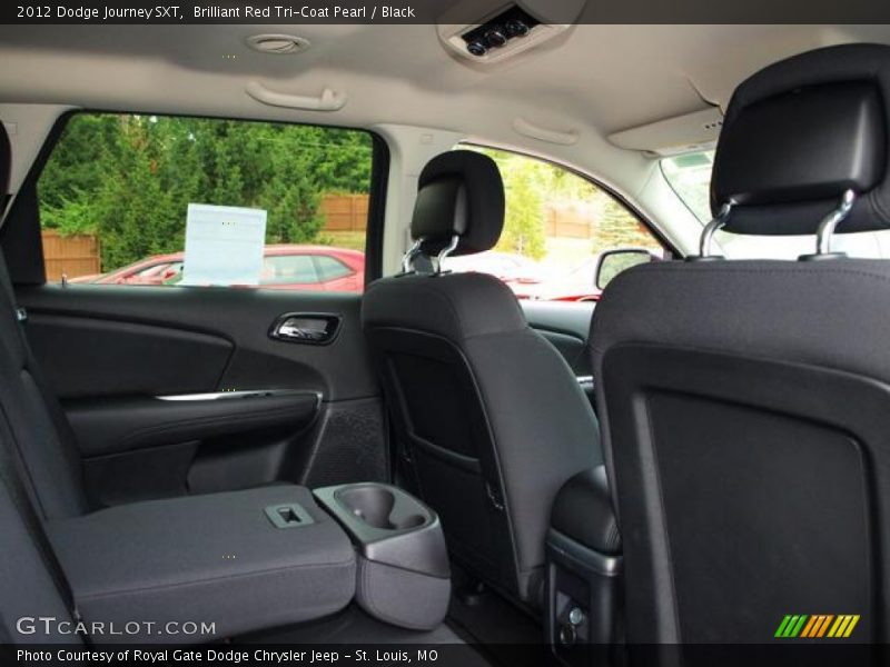 Brilliant Red Tri-Coat Pearl / Black 2012 Dodge Journey SXT