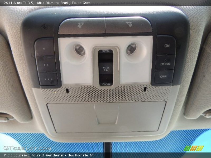 White Diamond Pearl / Taupe Gray 2011 Acura TL 3.5