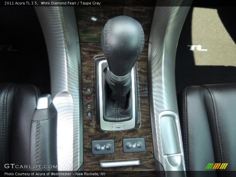 White Diamond Pearl / Taupe Gray 2011 Acura TL 3.5