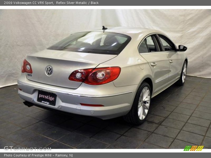 Reflex Silver Metallic / Black 2009 Volkswagen CC VR6 Sport