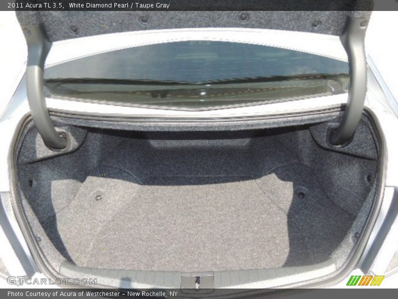 White Diamond Pearl / Taupe Gray 2011 Acura TL 3.5