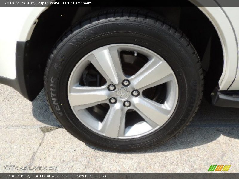 Aspen White Pearl / Parchment 2010 Acura MDX