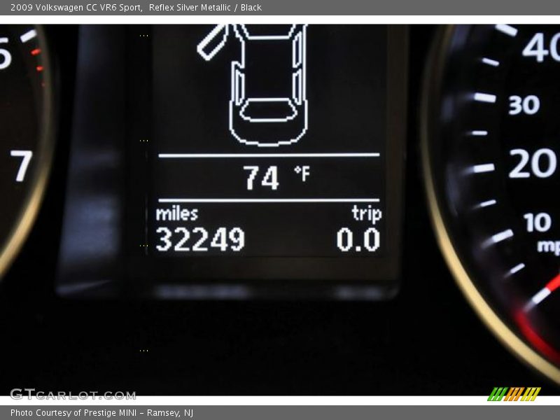 Reflex Silver Metallic / Black 2009 Volkswagen CC VR6 Sport