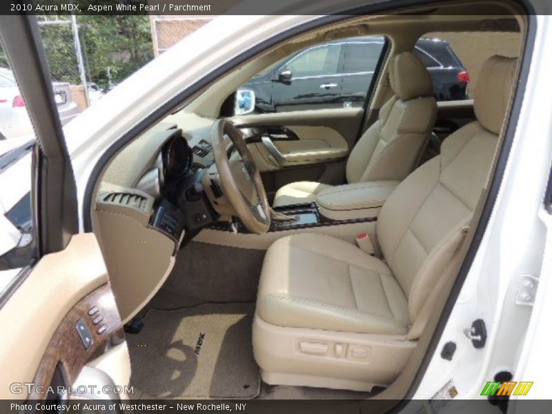 Front Seat of 2010 MDX 