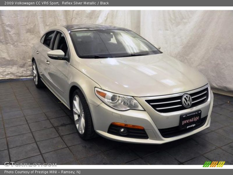 Reflex Silver Metallic / Black 2009 Volkswagen CC VR6 Sport