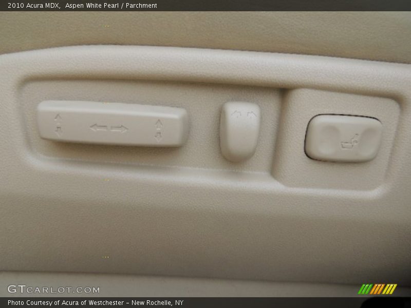 Aspen White Pearl / Parchment 2010 Acura MDX