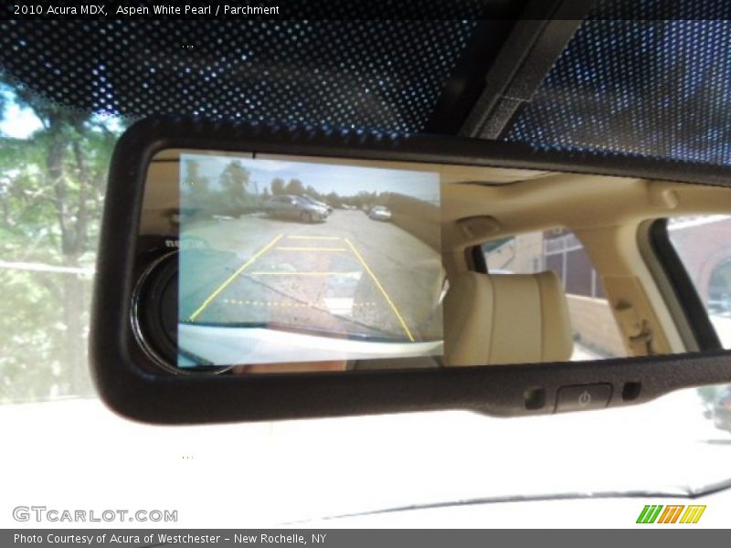 Aspen White Pearl / Parchment 2010 Acura MDX