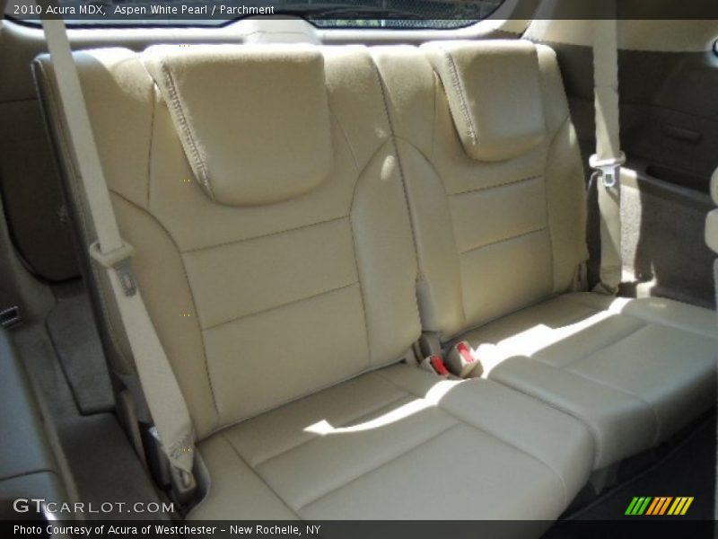 Aspen White Pearl / Parchment 2010 Acura MDX