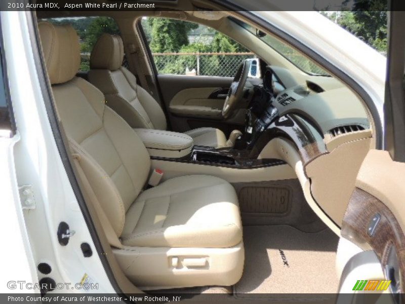 Aspen White Pearl / Parchment 2010 Acura MDX