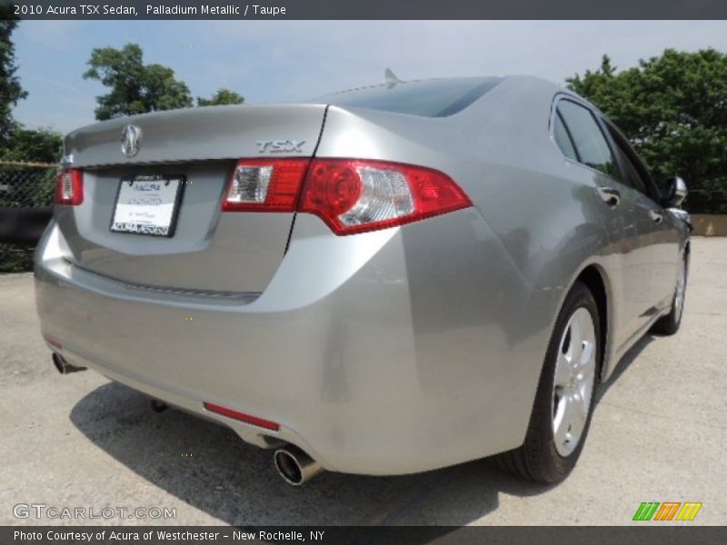Palladium Metallic / Taupe 2010 Acura TSX Sedan