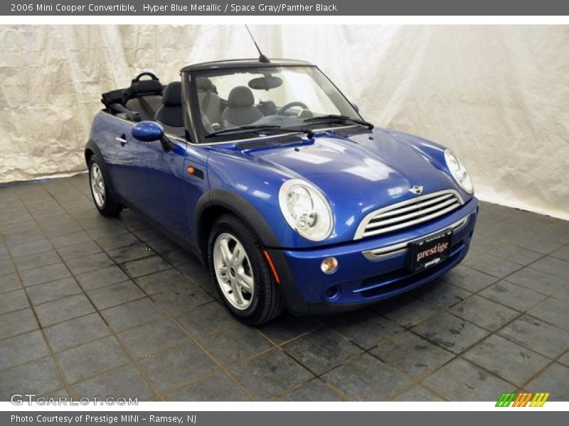 Hyper Blue Metallic / Space Gray/Panther Black 2006 Mini Cooper Convertible