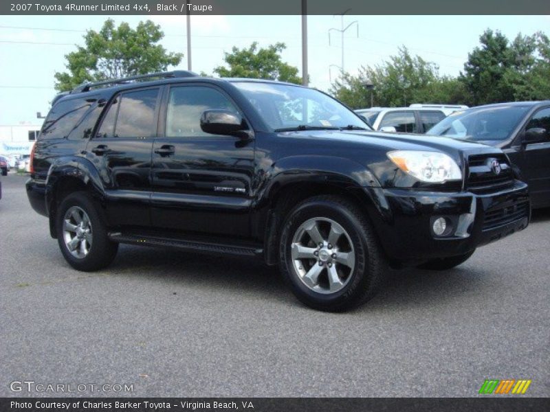 Black / Taupe 2007 Toyota 4Runner Limited 4x4