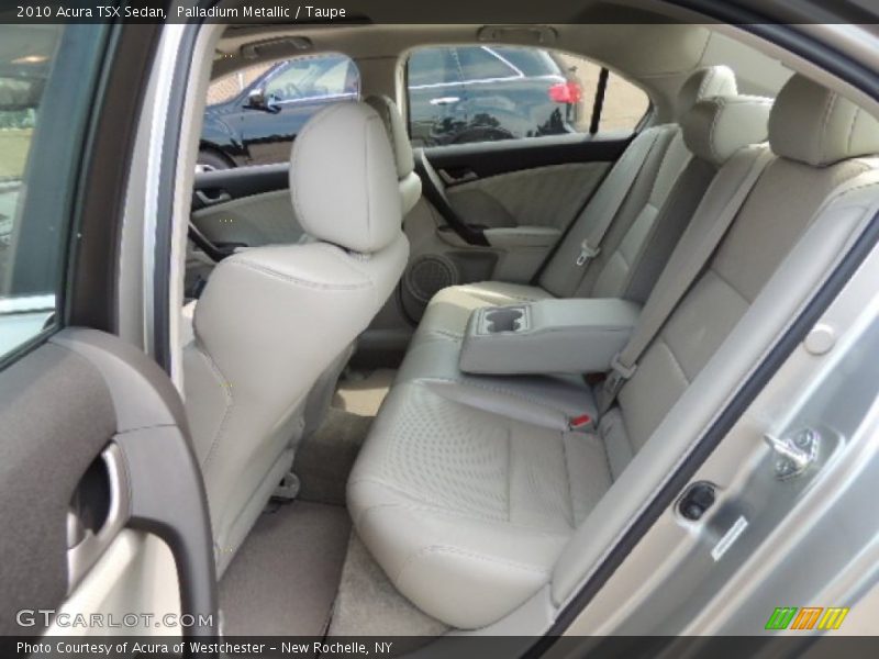 Palladium Metallic / Taupe 2010 Acura TSX Sedan