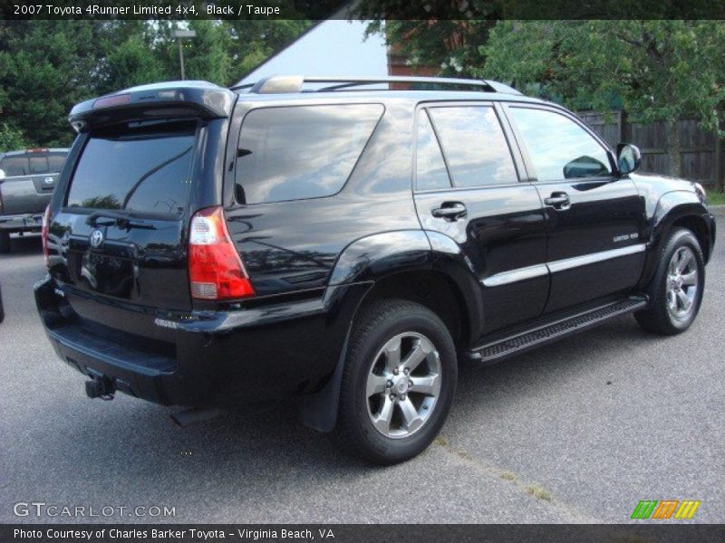 Black / Taupe 2007 Toyota 4Runner Limited 4x4