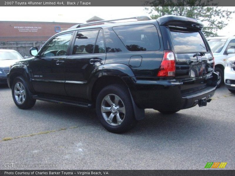 Black / Taupe 2007 Toyota 4Runner Limited 4x4