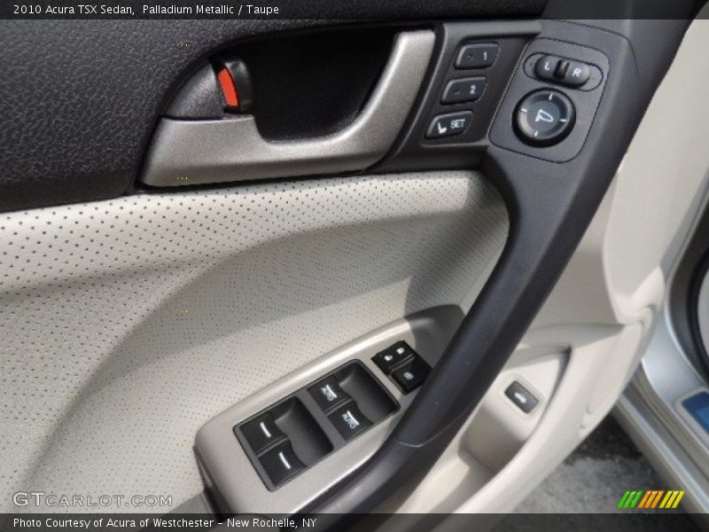 Palladium Metallic / Taupe 2010 Acura TSX Sedan