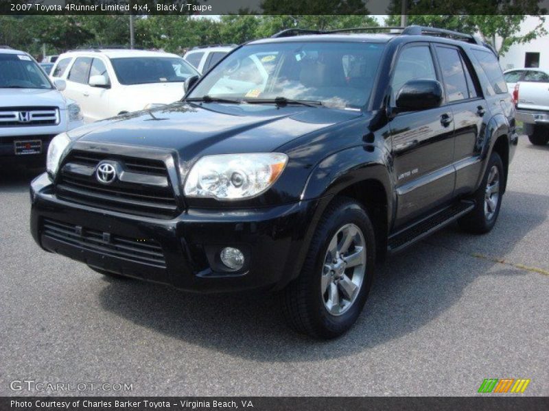 Black / Taupe 2007 Toyota 4Runner Limited 4x4