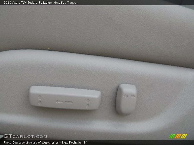 Palladium Metallic / Taupe 2010 Acura TSX Sedan