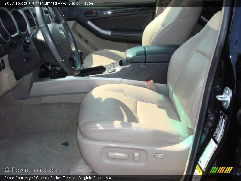 Black / Taupe 2007 Toyota 4Runner Limited 4x4