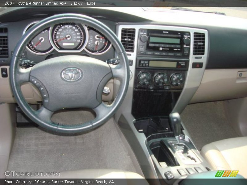 Black / Taupe 2007 Toyota 4Runner Limited 4x4