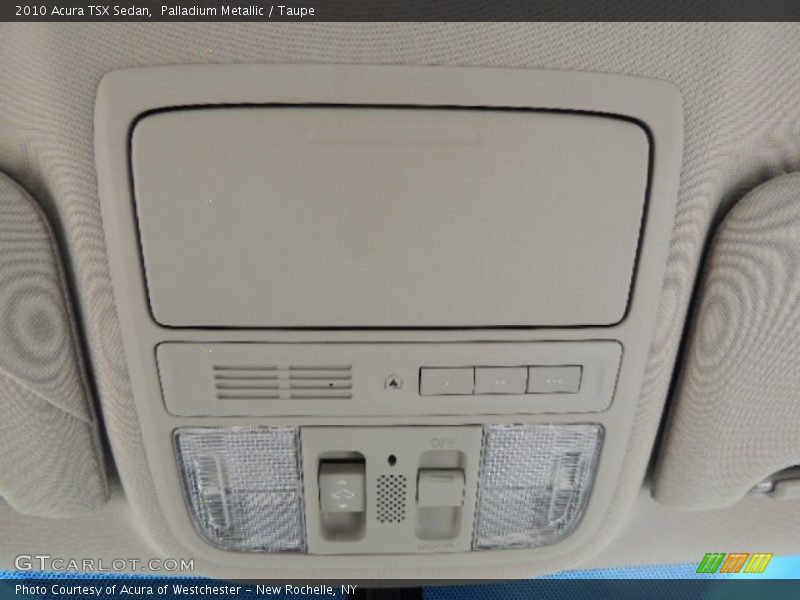 Palladium Metallic / Taupe 2010 Acura TSX Sedan