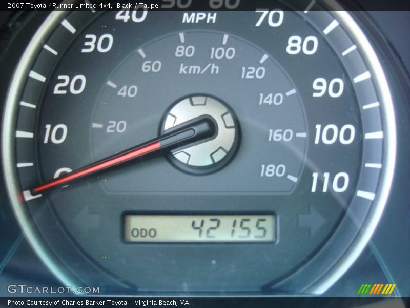 Black / Taupe 2007 Toyota 4Runner Limited 4x4